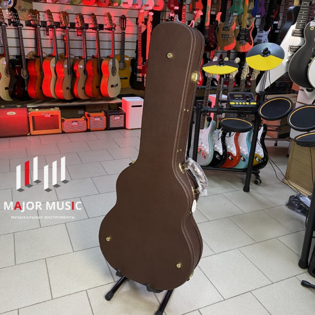 Электроакустическая гитара Parkwood P670 с вырезом с футляром цвет натуральный