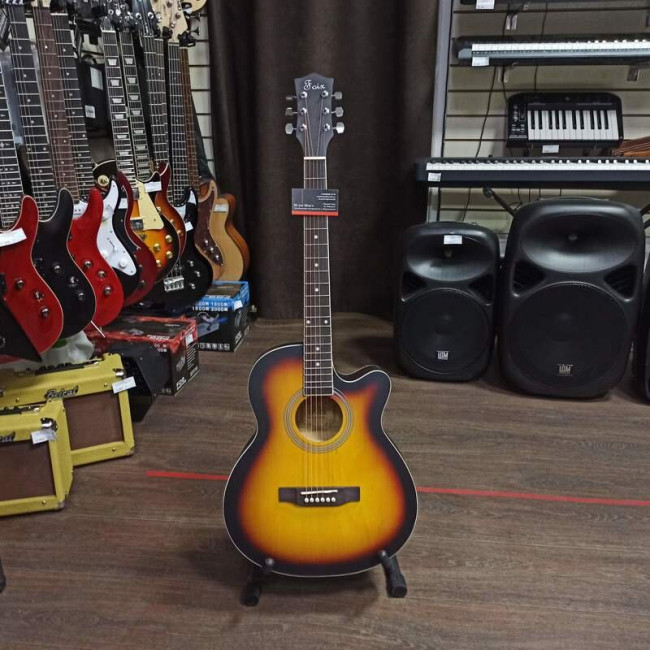 Акустическая гитара Foix FFG-1040SB санберст с вырезом Акустическая гитара Foix FFG-1040SB санберст с вырезом