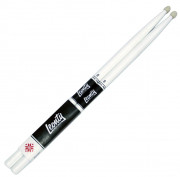 Барабанные палочки Leonty 7A LW7AW граб деревянный наконечник цвет белый