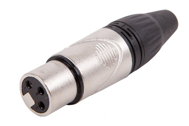 Разъем кабельный XLR мама Force CFA-022 реплика Neutrik® Разъем кабельный XLR мама Force CFA-022 реплика Neutrik®