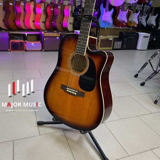 Электроакустическая гитара Caraya F631CEQ-BS цвет санберст Электроакустическая гитара Caraya F631CEQ-BS цвет санберст