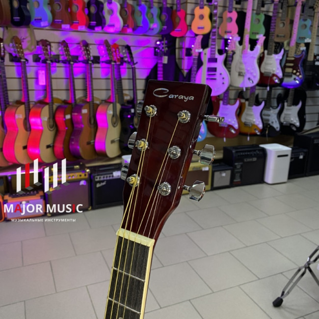 Электроакустическая гитара Caraya F631CEQ-BS цвет санберст Электроакустическая гитара Caraya F631CEQ-BS цвет санберст