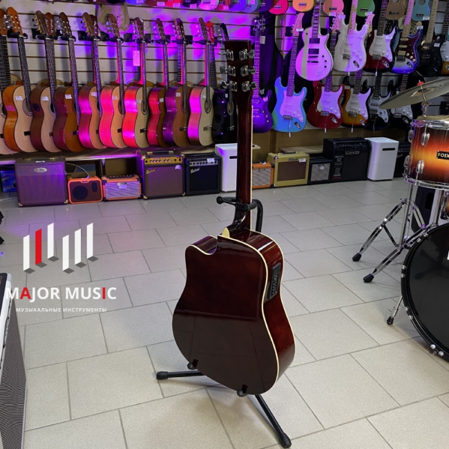 Электроакустическая гитара Caraya F631CEQ-BS цвет санберст Электроакустическая гитара Caraya F631CEQ-BS цвет санберст