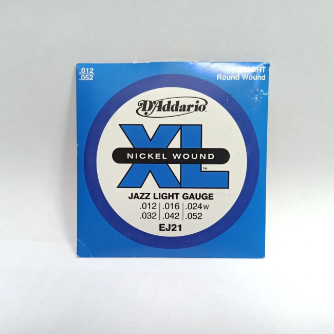 Струны для электрогитары 12-52 D`Addario EJ21 Струны для электрогитары 12-52 D`Addario EJ21
