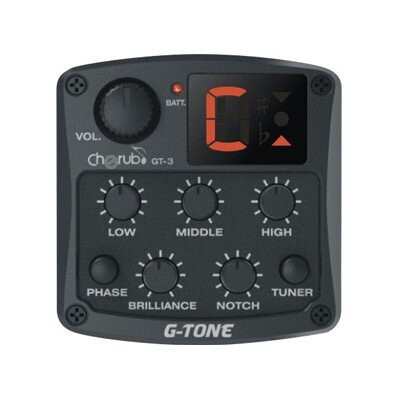 Звукосниматель для гитары Cherub GT-3 4-х полосный с тюнером и контролем обратной связи Звукосниматель для гитары Cherub GT-3 4-х полосный с тюнером и контролем обратной связи