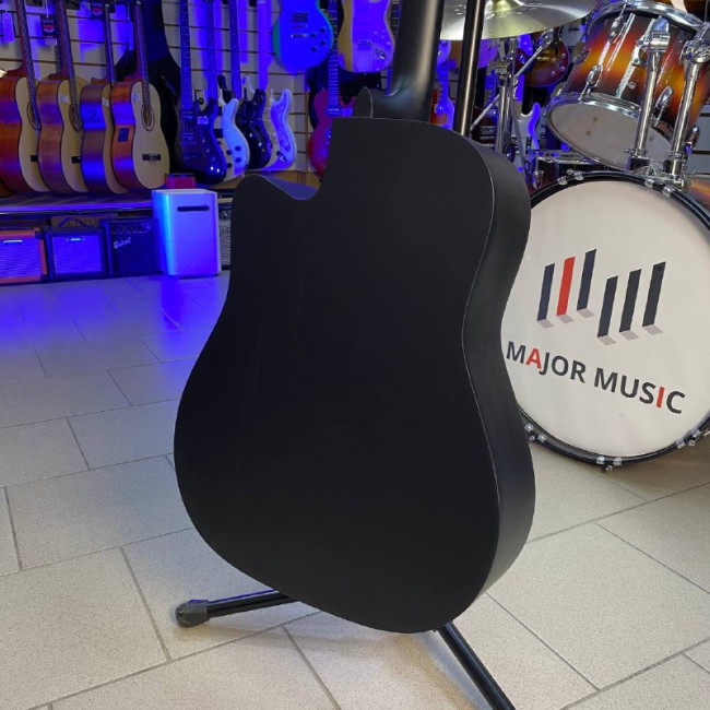 Акустическая гитара Fante FT-221-BK черная с вырезом Акустическая гитара Fante FT-221-BK черная с вырезом