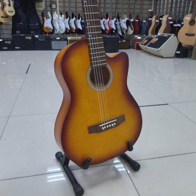 Акустическая гитара Амистар M-32-SB с вырезом матовый санберст