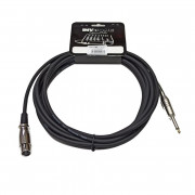 Кабель микрофонный 5м Jack моно 6.35мм-XLR мама Invotone ACM1005/BK Кабель микрофонный 5м Jack моно 6.35мм-XLR мама Invotone ACM1005/BK