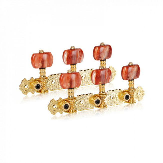 Комплект колковой механики для классической гитары Alice AOS-020V2P с втулками