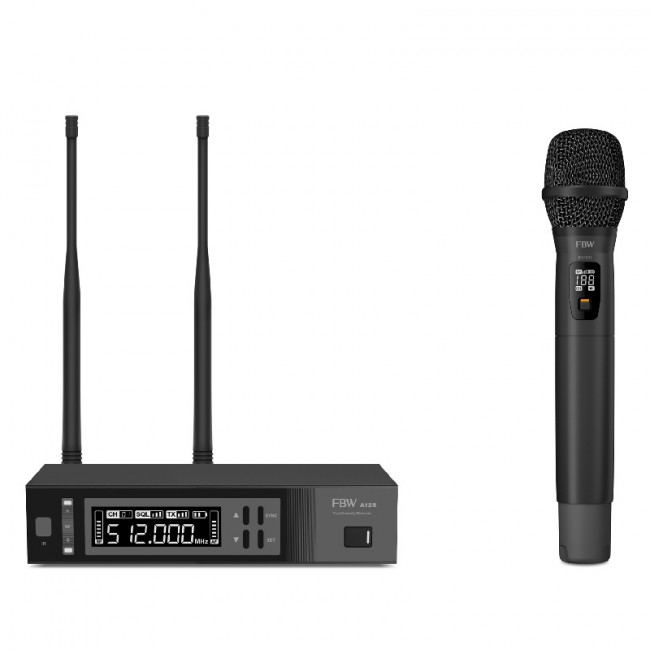 Радиосистема FBW A1D-VOCAL1 комплект из диверситивного приёмника A12R и передатчика A100HT, 512-537М