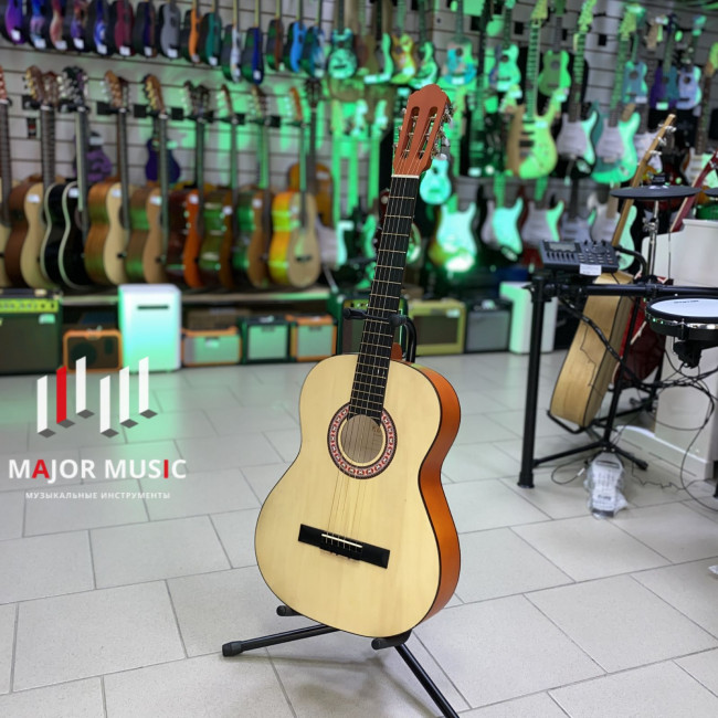 б/у Акустическая гитара HOMAGE LF-3900W-NS ШИРОКИЙ ГРИФ цвет натуральный*