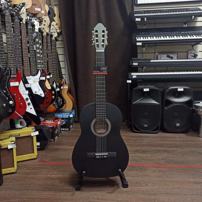 Классическая гитара Fabio KM3915BK 4/4 цвет черный матовый Классическая гитара Fabio KM3915BK 4/4 цвет черный матовый