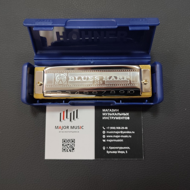 Губная гармошка HOHNER BLUES HARP 532/20 MS G диатоническая