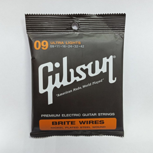 Струны для электрогитары 09-42 Gibson SEG700UL Струны для электрогитары 09-42 Gibson SEG700UL