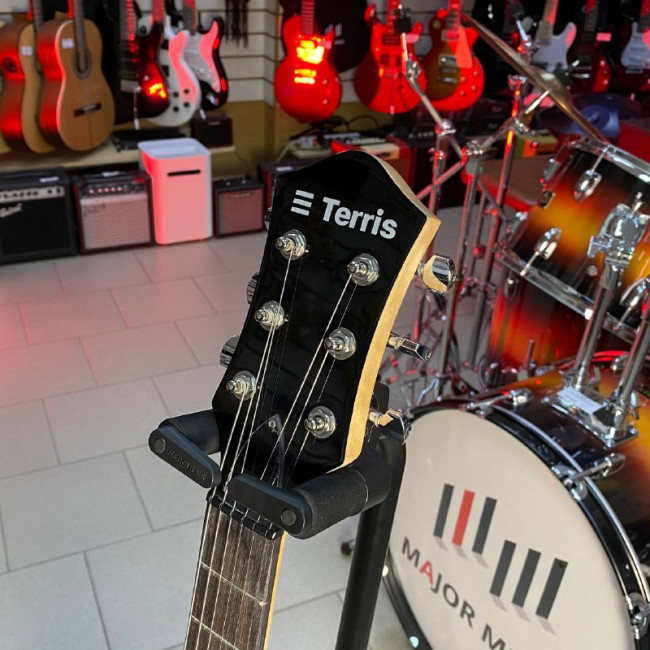 Электрогитара Terris TLP-039YW Les Paul цвет винтажный желтый