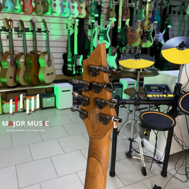 Электрогитара 7-струнная Cort KX307MS-OPBK KX мультимензурная черная