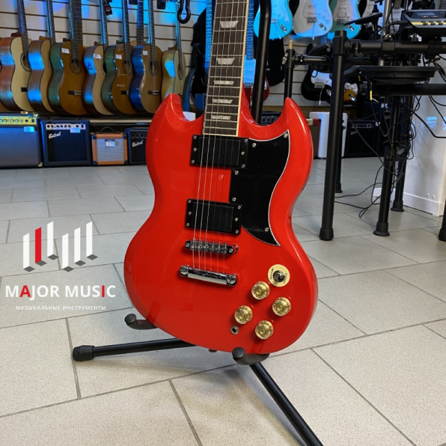 FFG-ESG400-RD Электрогитара, красная, Foix FFG-ESG400-RD Электрогитара, красная, Foix