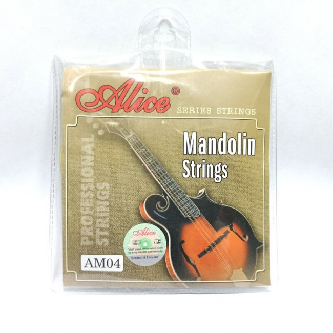 Струны для мандолины 10-34 Alice AM04 латунь Струны для мандолины 10-34 Alice AM04 латунь