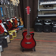 Акустическая гитара Elitaro E4030RDS (Fire) с вырезом красная Акустическая гитара Elitaro E4030RDS (Fire) с вырезом красная