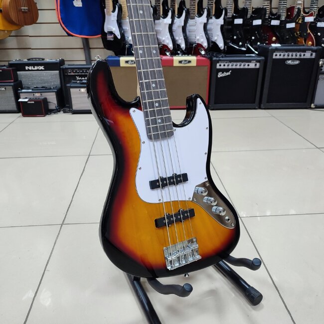 Бас-гитара Terris TJB-46 SB цвет санберст jazz bass