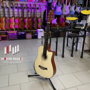 FFG-3860C-NAT Акустическая гитара, с вырезом, цвет натуральный, Foix FFG-3860C-NAT Акустическая гитара, с вырезом, цвет натуральный, Foix