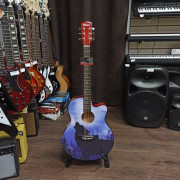 Акустическая гитара Belucci BC40401569 (Wolf) с вырезом рисунок Акустическая гитара Belucci BC40401569 (Wolf) с вырезом рисунок