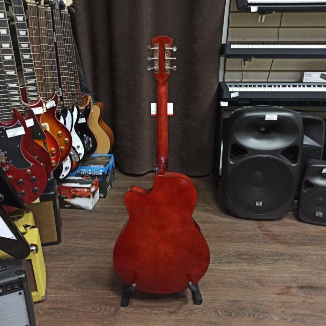 Акустическая гитара Belucci BC40401569 (Wolf) с вырезом рисунок Акустическая гитара Belucci BC40401569 (Wolf) с вырезом рисунок