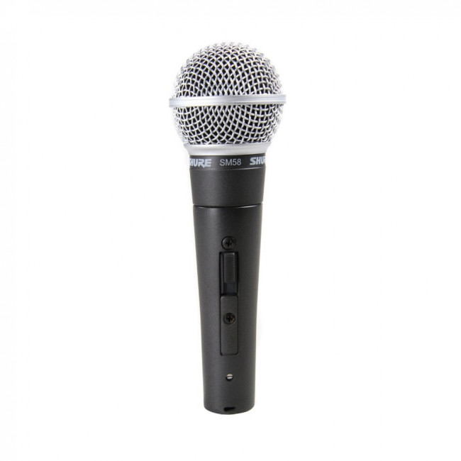 Микрофон вокальный Shure SM58S с выключателем Микрофон вокальный Shure SM58S с выключателем