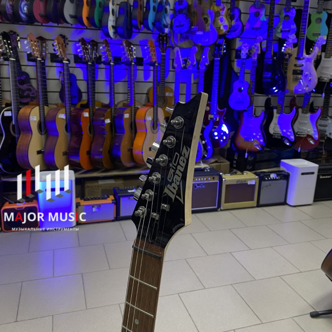 Электрогитара IBANEZ GRX70QA-TKS цвет - серный структурированный