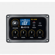 EQ-504-F Звукосниматель для акустических гитар с 4-х полосным эквалайзером и тюнером, Joyo EQ-504-F Звукосниматель для акустических гитар с 4-х полосным эквалайзером и тюнером, Joyo