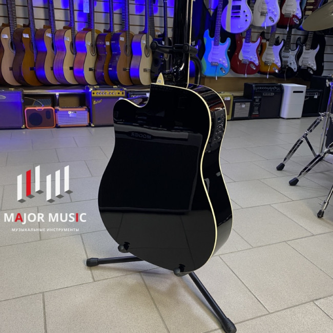 Электроакустическая гитара Naranda DG220CEBK с вырезом