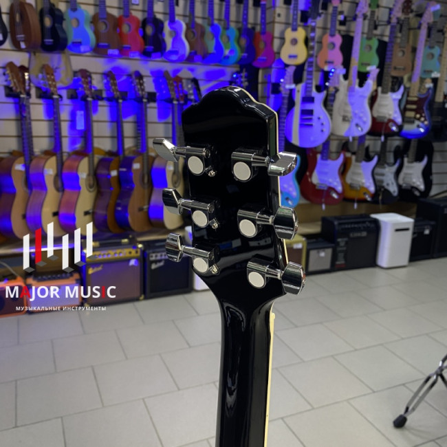 Электроакустическая гитара Naranda DG220CEBK с вырезом