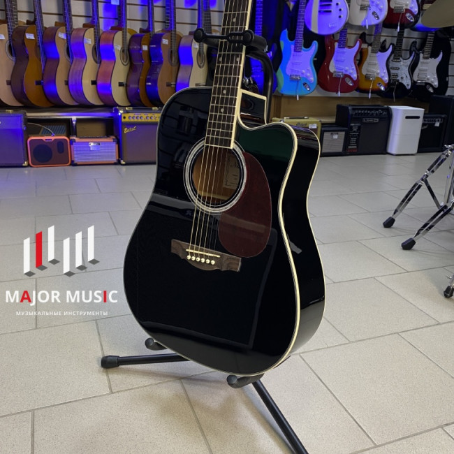 Электроакустическая гитара Naranda DG220CEBK с вырезом