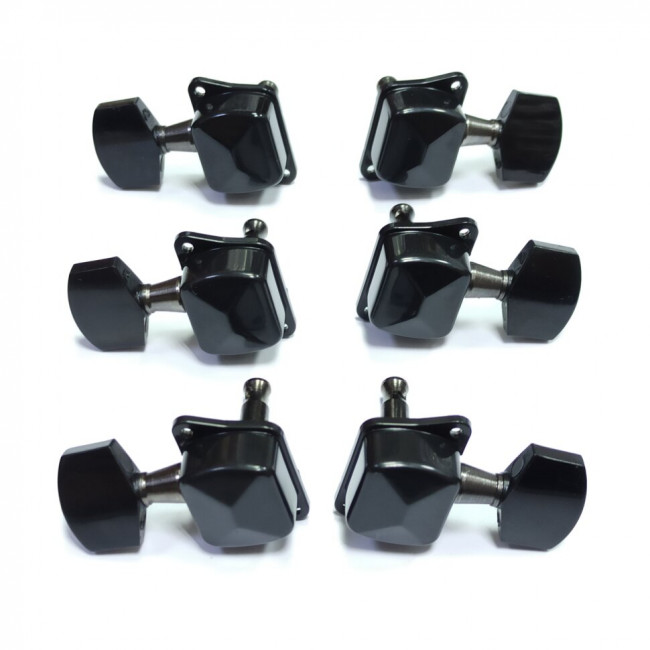 Комплект одиночной колковой механики Alice AL-015BK-P Комплект одиночной колковой механики Alice AL-015BK-P