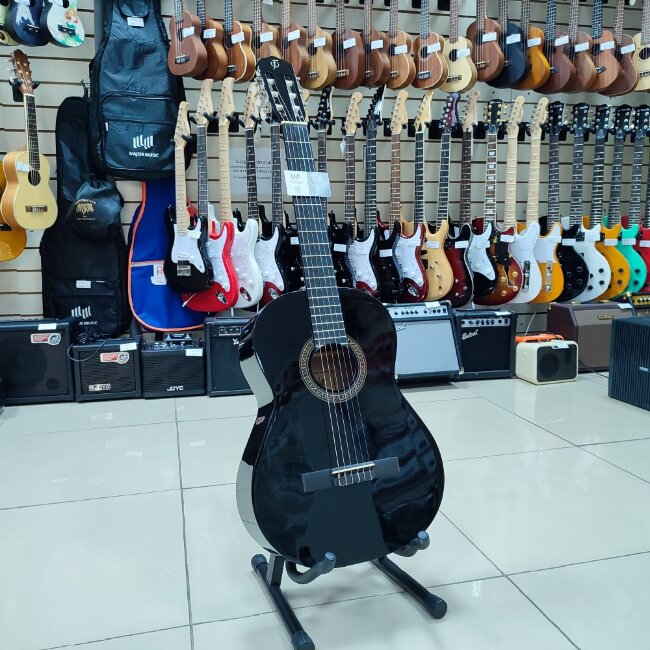 Классическая гитара Flight C-120 BK 4/4 цвет черный