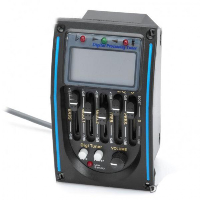 LC-5 Эквалайзер 5-полосный, со звукоснимателем, с тюнером, Alice LC-5 Эквалайзер 5-полосный, со звукоснимателем, с тюнером, Alice