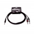 Кабель инсертный Invotone INSC500 Jack стерео 6.3мм-2 x Jack 6.35мм 5м
