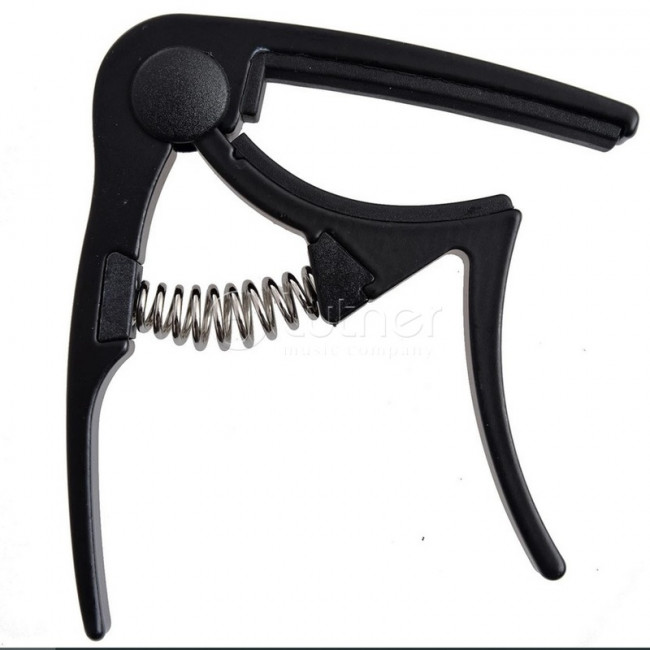 Каподастр для акустической гитары Guitto GGC-06-BK черный Каподастр для акустической гитары Guitto GGC-06-BK черный