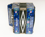 Гармонь Шуйская S32XL-A-BL 25х25-III-2, синяя