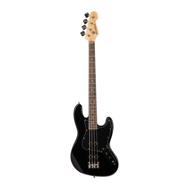 ROCKDALE Classic JB Bass Black бас-гитара, джаз бас, цвет черный, глянцевое покрытие