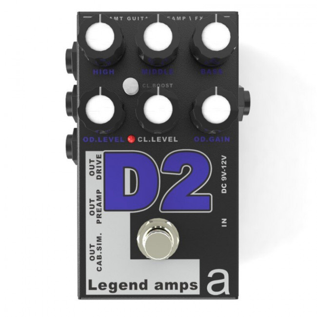 Двухканальный гитарный предусилитель AMT Electronics D-2 Legend Amps 2 (Diezel)