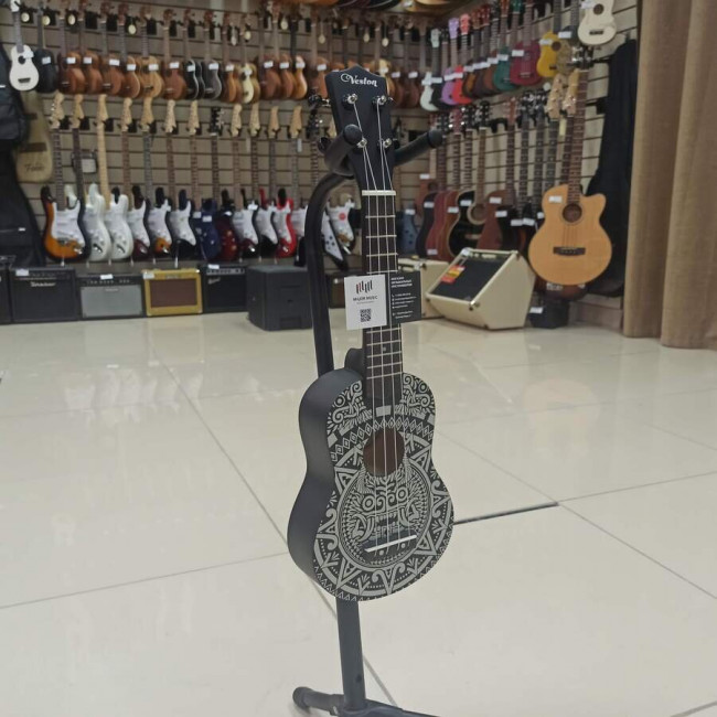 Укулеле сопрано Veston KUS 25 MAYA с рисунком Укулеле сопрано Veston KUS 25 MAYA с рисунком