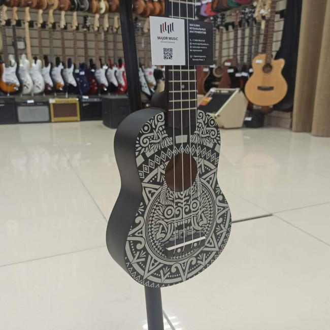 Укулеле сопрано Veston KUS 25 MAYA с рисунком Укулеле сопрано Veston KUS 25 MAYA с рисунком