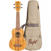 Укулеле сопрано FLIGHT DUS322 ZEB чехол в комплекте