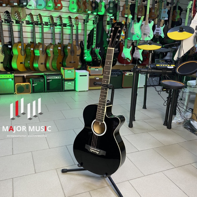 Акустическая гитара Foix FFG-2039C-BK черная Акустическая гитара Foix FFG-2039C-BK черная