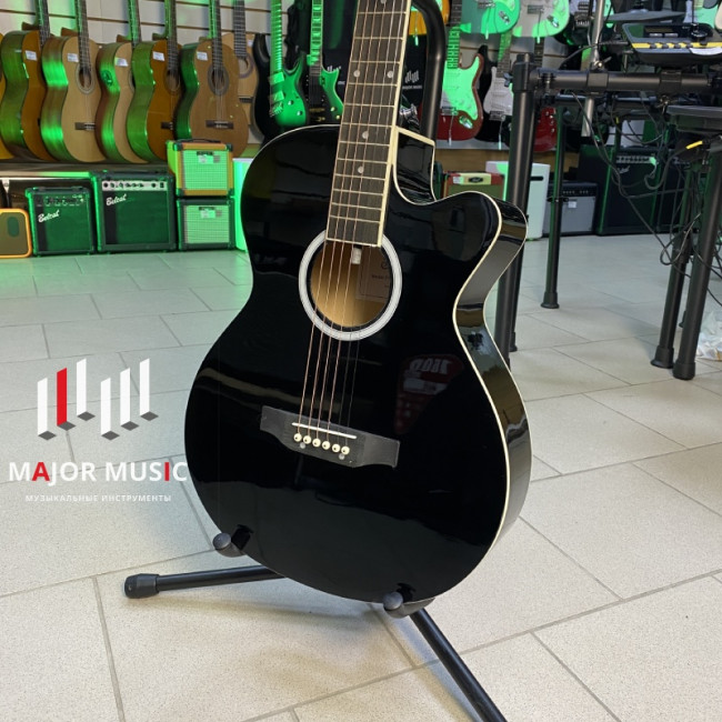 Акустическая гитара Foix FFG-2039C-BK черная Акустическая гитара Foix FFG-2039C-BK черная