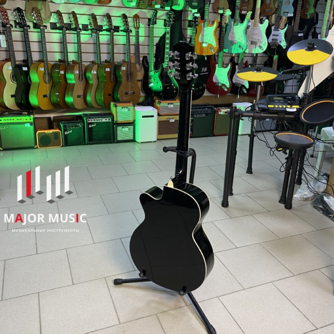 Акустическая гитара Foix FFG-2039C-BK черная Акустическая гитара Foix FFG-2039C-BK черная