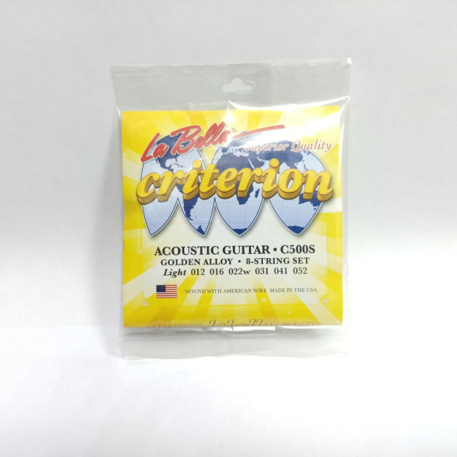 Струны для акустической гитары 12-52 La Bella C500S Струны для акустической гитары 12-52 La Bella C500S