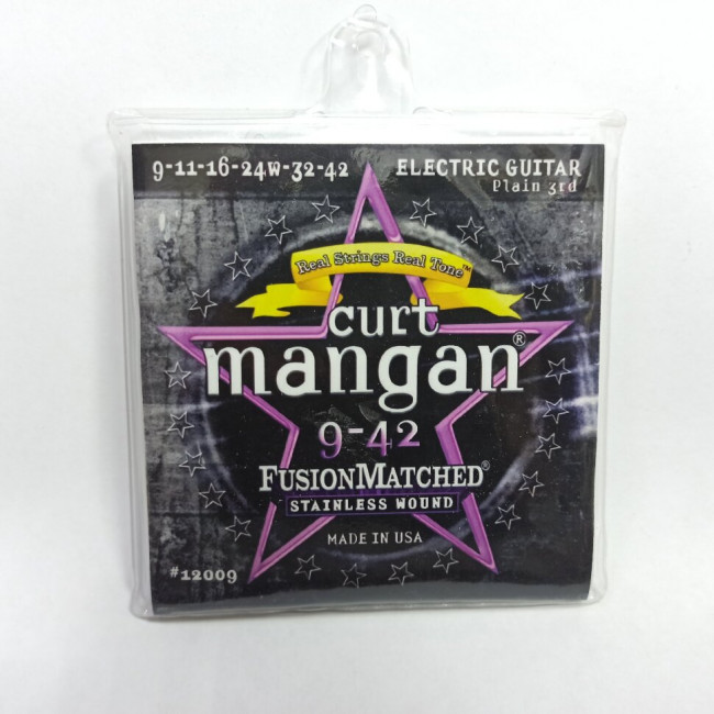 Струны для электрогитары 09-42 Curt Mangan 12009 Струны для электрогитары 09-42 Curt Mangan 12009