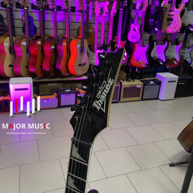 Электрогитара IBANEZ GRG121DX-BKF черного матового цвета